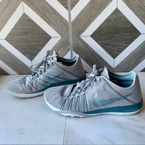 Nike women TR 6 training running sneakers blue 6.5